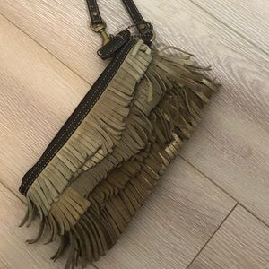 Coach Fringe Wristlet